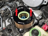 Подробная инструкция по замене топливного фильтра на Volkswagen Touareg 1 GP рестайлинг 2006-2010 года выпуска